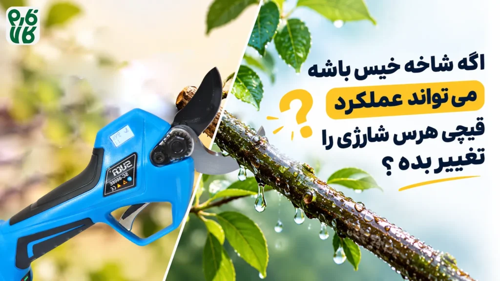 قیچی هرس شارژی - قیچی هرس - آموزش هرس - راهنمای هرس شاخه